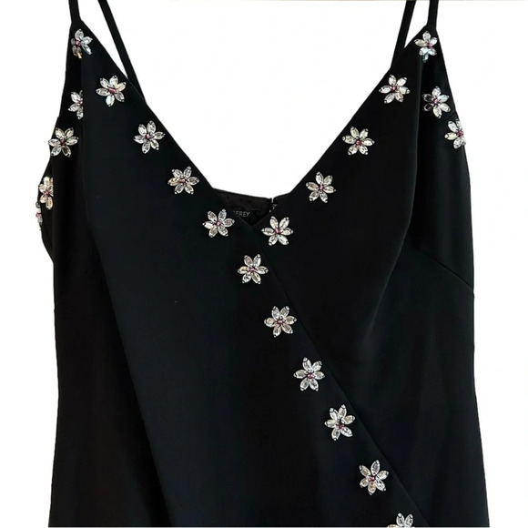 Jay Godfrey Elisa Sleeveless Stretch Crepe Gown Sz 4 Wrap Front Maxi Dress - Picture 4 of 8